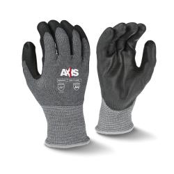Radians® RWG560XXL AXIS™ Cut-Resistant Gloves, 2XL, Polyurethane Coating, HPPE With Fiberglass, Seamless Cuff, Resists: Abrasion, Cut, Tear and Puncture, ANSI Cut-Resistance Level: A4, ANSI Puncture-Resistance Level: 4