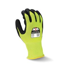 Radians® RWG564S AXIS™ Cut-Resistant Gloves, S, Foam Nitrile Coating, HPPE With Fiberglass, Seamless Cuff, Resists: Abrasion, Cut, Tear and Puncture, ANSI Cut-Resistance Level: A4, ANSI Puncture-Resistance Level: 5