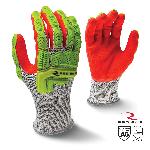 Radians® RWG603L Cut-Resistant Gloves, L, Sandy Foam Nitrile Coating, 13 ga HPPE, Seamless Cuff, Resists: Abrasion, Cut, Tear and Puncture, ANSI Cut-Resistance Level: A5, ANSI Puncture-Resistance Level: 5
