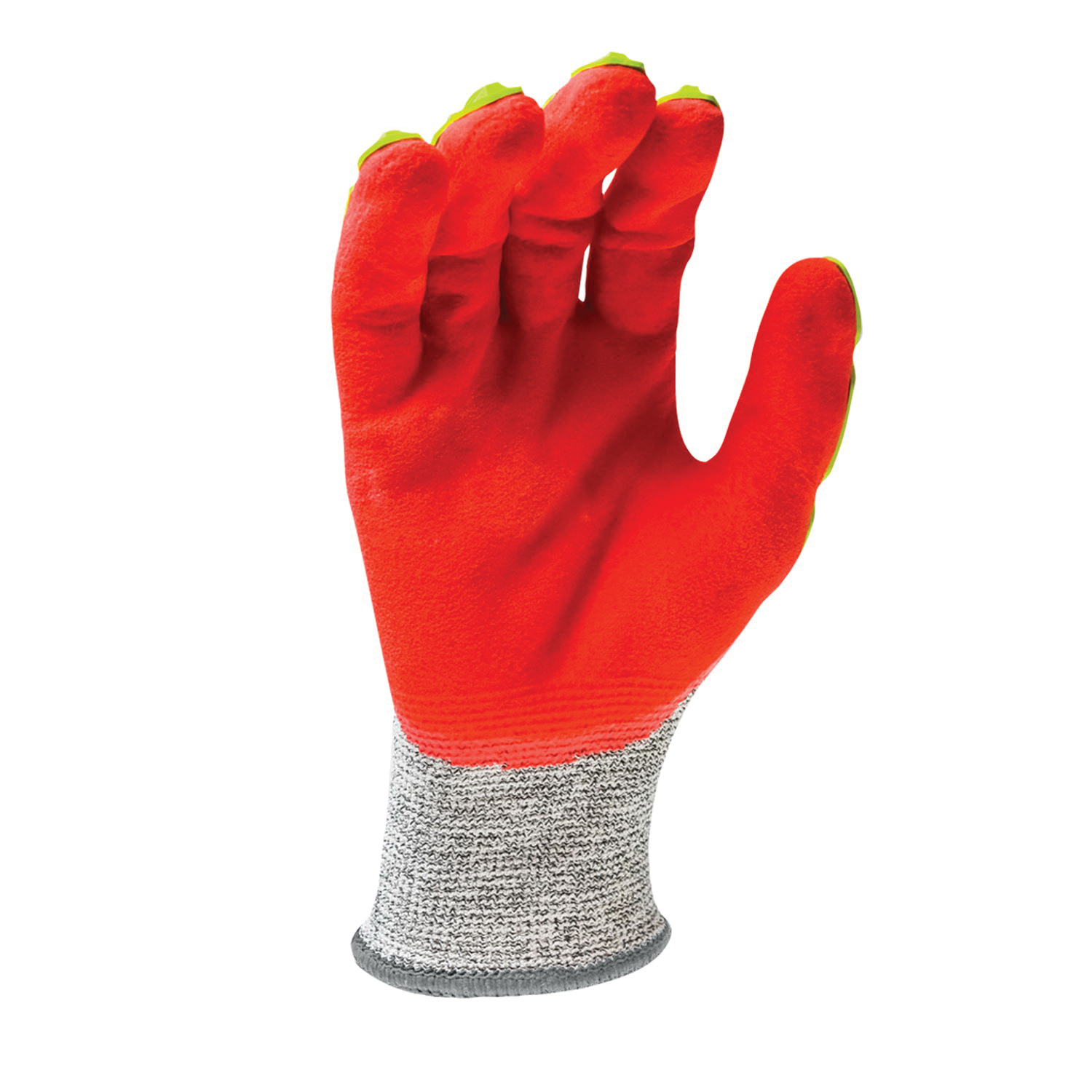 Radians® RWG603L Cut-Resistant Gloves, L, Sandy Foam Nitrile Coating, 13 ga HPPE, Seamless Cuff, Resists: Abrasion, Cut, Tear and Puncture, ANSI Cut-Resistance Level: A5, ANSI Puncture-Resistance Level: 5