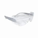 Radians® SH6-10 SH6 SHEATH™ OTG Safety Eyewear, Anti-Fog/Hard Coat/Impact-Resistant, Clear Lens, Plastic Frame, Polycarbonate Lens, ANSI Z87.1+