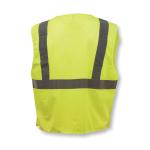 Radians® SV4GML Economy Break-Away Safety Vest, L, Hi-Viz Green, Polyester, Hook and Loop Closure, 3 Pockets, ANSI Class: Class 2, ANSI/ISEA 107-2015