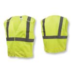 Radians® SV4GML Economy Break-Away Safety Vest, L, Hi-Viz Green, Polyester, Hook and Loop Closure, 3 Pockets, ANSI Class: Class 2, ANSI/ISEA 107-2015