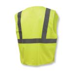 Radians® SV4GMXL Economy Break-Away Safety Vest, XL, Hi-Viz Green, Polyester, Hook and Loop Closure, 3 Pockets, ANSI Class: Class 2, ANSI/ISEA 107-2015
