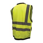 Radians® SV59-2ZGD-L Heavy Duty Surveyor Safety Vest, L, Hi-Viz Green, Polyester Mesh, Snap Closure, 9 Pockets, ANSI Class: Class 2, ANSI/ISEA 107-2015
