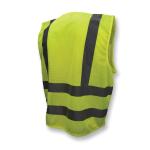 Radians® SV8GML Standard Safety Vest, L, Hi-Viz Green, Polyester Mesh, Zipper Closure, 6 Pockets, ANSI Class: Class 2, ANSI/ISEA 107-2015 Type R