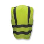 Radians® SV8GMXL Standard Safety Vest, XL, Hi-Viz Green, Polyester Mesh, Zipper Closure, 6 Pockets, ANSI Class: Class 2, ANSI/ISEA 107-2015 Type R
