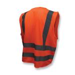 Radians® SV8OMXL Standard Safety Vest, XL, Hi-Viz Orange, Polyester Mesh, Zipper Closure, 6 Pockets, ANSI Class: Class 2, ANSI/ISEA 107-2015 Type R