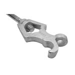 Reed 02283 Hydrant Wrench, 20 in L, Steel Handle, Cast Ductile Iron Head, For Use With 1-3/4 in Pentagon and 1-1/4 in Square Hydrant Nuts, Zinc-Chromate