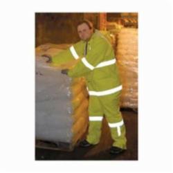 MCR Safety 2083SRX3 Luminator™ 2083SR 3-Piece Rainwear suit, 3XL, Fluorescent Lime/Silver, Polyester/PVC, Detachable Hood