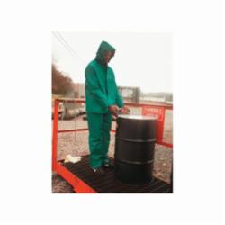 MCR Safety 3882M Dominator™ Concord 3882 2-Piece Rainwear suit, M, Green, Polyester/PVC, 66 in Waist, 30 in L Inseam, Attached Hood