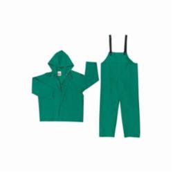 MCR Safety 3882M Dominator™ Concord 3882 2-Piece Rainwear suit, M, Green, Polyester/PVC, 66 in Waist, 30 in L Inseam, Attached Hood