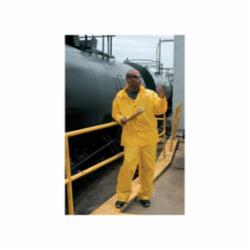 MCR Safety 550JM Dominator™ Navigator 550J 2-Piece Rainwear Jacket With Detachable Drawstring Hood, Unisex, M, Yellow, Nylon/Polyurethane, Resists: Flame and Water, ASTM F1506/F1891/F2302