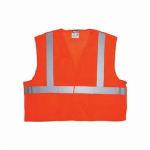 MCR Safety CL2MOL Luminator™ CL2MO Break-Away Safety Vest, L, Hi-Viz Fluorescent Orange, Polyester Mesh, Hook and Loop Closure, ANSI Class: Class 2, ANSI/ISEA 107-2015 Type R