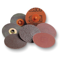 Roloc™ 7000000376 Abrasive Disc, 2 in Dia Disc, 60 Grit, Medium Grade, Aluminum Oxide Abrasive, Type TR Attachment