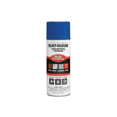 Rust-Oleum® 1626830 1600 System Multi-Purpose Enamel Spray Paint, 12 oz Container, Liquid Form, True Blue, 12 to 15 sq-ft/can Coverage