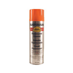Rust-Oleum® 2255838 V2100 System High Performance Rust Preventative Spray Paint, 14 oz Container, Liquid Form, Orange, 10 sq-ft Coverage