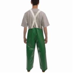 Tingley Safetyflex® O41008 2-Piece Bib Overall, Unisex, Green, 17 mil PVC on 150D Polyester