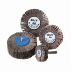 SAIT® 71042 2A Premium Coated Flap Wheel, 2 in Dia, 1 in W Face, 120 Grit, Fine Grade, Aluminum Oxide Abrasive