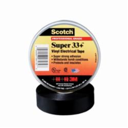 3M™ 7100002398 Premium Grade Tape, 66 ft L x 3/4 in W, 7 mil THK, PVC, Rubber Adhesive, Black