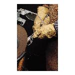 Scotch-Brite™ 7000000650 Cut and Polish Unitized Wheel, 4 in Dia Wheel, 1/4 in Center Hole, 1/4 in W Face, Fine Grade, Aluminum Oxide Abrasive