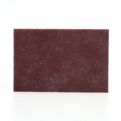 Scotch-Brite™ 7000027560 7447 Pad, 9 in L, 6 in W W/Dia, Very Fine Grade, Aluminum Oxide Abrasive