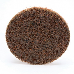 3M™ 7000000752 SC SE Durable Non-Woven Surface Conditioning Disc, 2 in Dia Disc, Coarse Grade, Aluminum Oxide Abrasive, Type TR Attachment