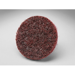 Scotch-Brite™ 7000120667 Surface Conditioning Disc, 2 in Dia Disc, Medium Grade, Aluminum Oxide Abrasive, Type TS Attachment