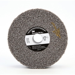 3M™ 7000028446 Convolute Multi-Finishing Wheel, 6 in Dia Wheel, 1 in Center Hole, 2 in W Face, Fine Grade, Silicon Carbide Abrasive