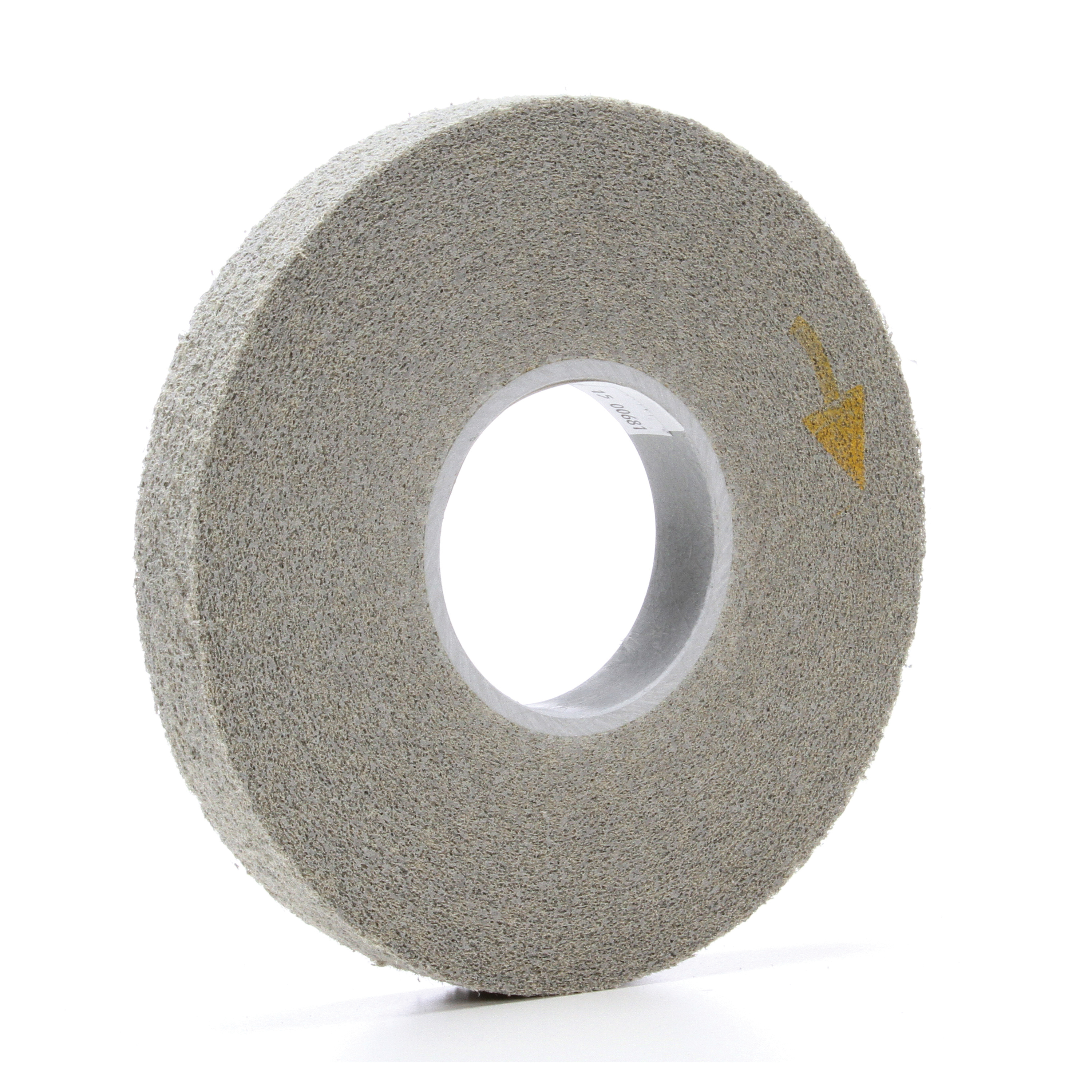 Scotch-Brite™ 7000000735 EXL High Performance Deburring Wheel, 8 in Dia Wheel, 3 in Center Hole, 1 in W Face, Medium Grade, Aluminum Oxide Abrasive