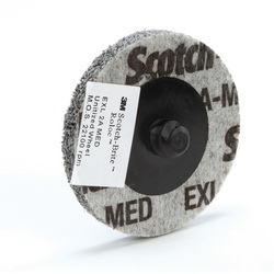 3M™ 7100000860 EXL High Performance Unitized Wheel, 2 in Dia Wheel, No Hole Center Hole, 15/64 in W Face, Medium Grade, Aluminum Oxide Abrasive