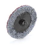 3M™ 7000046110 SE Series Non-Woven Surface Conditioning Disc, 2 in Dia Disc, Medium Grade, Aluminum Oxide Abrasive, Type TR Attachment