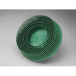 Scotch-Brite™ 7000000745 Quick-Change Bristle Disc, 3 in Dia Brush, 5/8 in Center Hole, Ceramic Fill