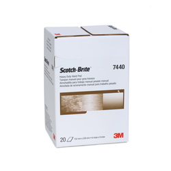 Scotch-Brite™ 7100080459 Heavy-Duty Pad, 9 in L, 6 in W W/Dia, Coarse Grade, Aluminum Oxide Abrasive