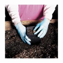 SHOWA® 7005XL N-DEX® 7005 Disposable Gloves, XL/SZ 9 to 10, Nitrile, Light Blue, 9-1/2 in L, Lightly Powdered, Smooth, 4 mil THK, Application Type: Industrial Grade, Ambidextrous Hand