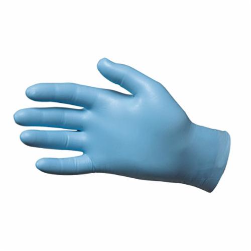 SHOWA® 8005XL N-DEX® 8005 Disposable Gloves, XL, Nitrile, Blue, 9-1/2 in L, Lightly Powdered, Smooth, 8 mil THK, Application Type: Industrial Grade, Ambidextrous Hand