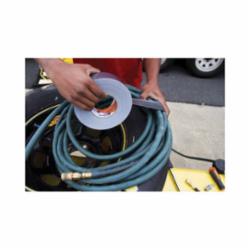 Shurtape® 208479 PC 600S All Purpose Grade Co-Extruded Conformable Duct Tape, 55 m L x 48 mm W, 9 mil THK, Rubber Adhesive, Polyethylene Film with Cloth Carrier Backing, Silver