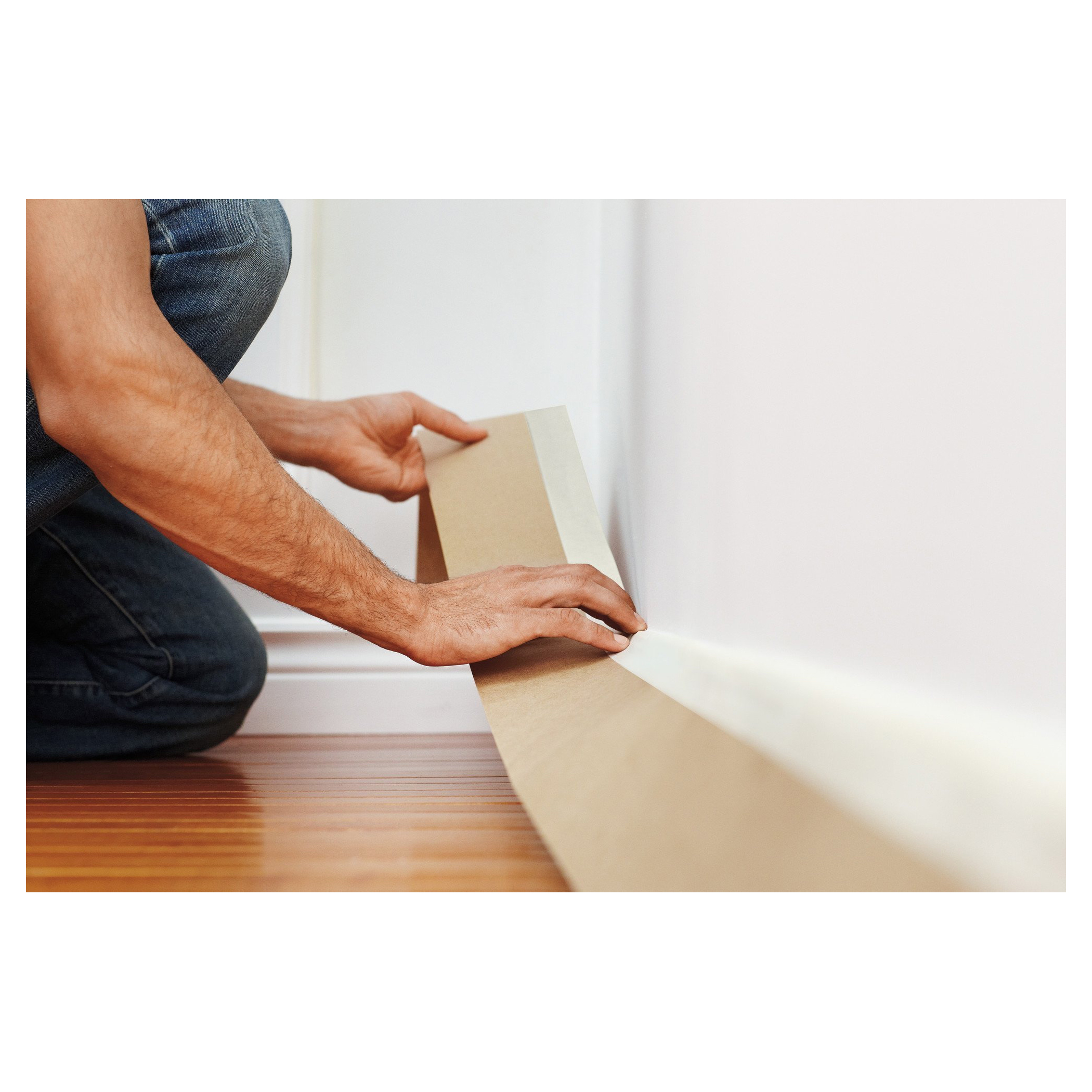 Shurtape® 104650 Contractor Grade Masking Tape, 60.1 yd L x 2 in W, 5.4 mil THK, Rubber Adhesive, Crepe Paper Backing