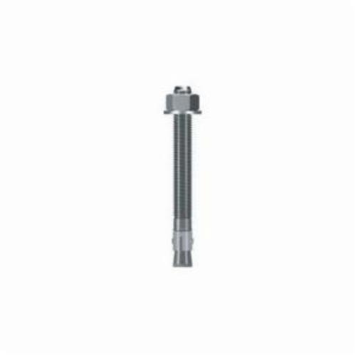 Simpson Strong-Tie® WA75700 Wedge-All® Wedge Anchor, 3/4 in Dia, 7 in OAL, 5-1/8 in L Thread, Carbon Steel, Zinc Plated