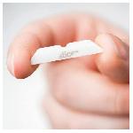 Slice™ 10404 Safety Box Cutter Blade, Zirconium Oxide, Rounded Tip Blade, Straight, 33.17 mm L x 6.5 mm W Blade, Compatible With: 10400, 10503, 10514, 10515, 10512, 10513 Handles, 1.3 mm THK