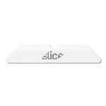 Slice™ 10404 Safety Box Cutter Blade, Zirconium Oxide, Rounded Tip Blade, Straight, 33.17 mm L x 6.5 mm W Blade, Compatible With: 10400, 10503, 10514, 10515, 10512, 10513 Handles, 1.3 mm THK