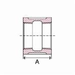 SPF/Anvil™ 0810081208 FIG 3121 Pipe Coupling, 2 in Nominal, FNPT End Style, 150 lb, Malleable Iron, Black Oxide, Import
