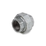 Smith-Cooper® 34U 1006C Pipe Union With Brass Seat, 3/4 in Nominal, FNPT End Style, 150 lb, Malleable Iron, Galvanized