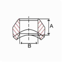 Smith-Cooper® 42HB3010002 Hex Head Pipe Bushing, Carbon Steel, 1 x 1/4 in, NPT