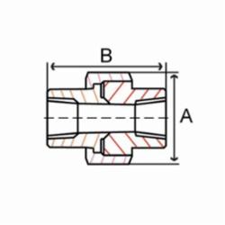 Smith-Cooper® 42U 3024 Pipe Union, Carbon Steel, 2-1/2 in, NPT