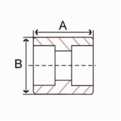 Smith-Cooper® 52CP3006 Pipe Coupling, Carbon Steel, 3/4 in, Socket Weld