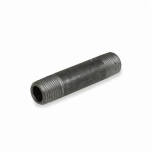 Smith-Cooper® 73NI8004034C Pipe Nipple, 1/2 in x 3-1/2 in L NPT, Carbon Steel, Black, SCH 80/XH, Seamless, Import