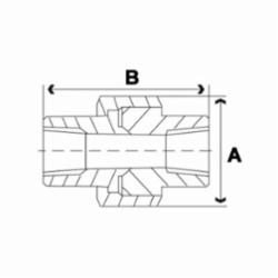 Smith-Cooper® S4034U 006 S4034U Pipe Union, 3/4 in Nominal, NPT End Style, 3000 lb, 304 Stainless Steel
