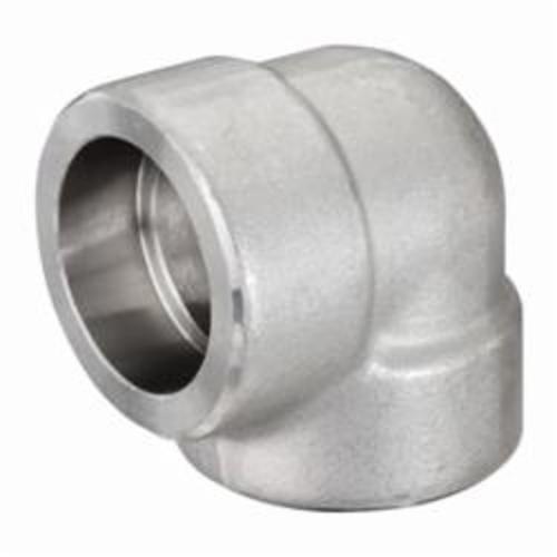 Smith-Cooper® S5034E 004 Pipe Elbow, 1/2 in Nominal, Socket Welded End Style, 3000 lb, 304 Stainless Steel