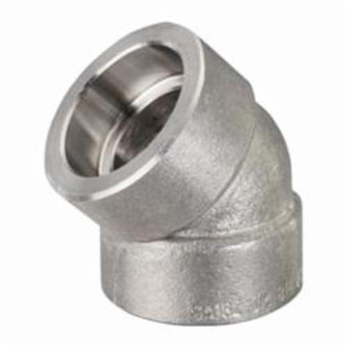 Smith-Cooper® S5034F 010 Pipe Elbow, 1 in Nominal, Socket Welded End Style, 3000 lb, 304 Stainless Steel